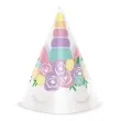 czapeczki papierowe jednorozec unicorn partypal 6 szt