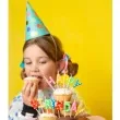 czapeczki papierowe kolorowe kropki mix partydeco 6 szt