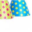 czapeczki papierowe kropki mix 16 cm 6 szt