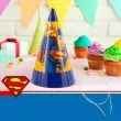 czapeczki papierowe superman party factory 10 szt