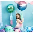 czapeczki papierowe syrenka opalizujacy partydeco 18 cm 6 szt