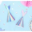czapeczki papierowe syrenka opalizujacy partydeco 18 cm 6 szt