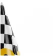 czapeczki papierowe szachownica go partydeco 6 szt