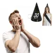 czapeczki urodzinowe 30 urodziny glamour birthday 3 szt