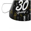 czapeczki urodzinowe 30 urodziny glamour birthday 3 szt