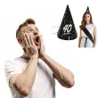 czapeczki urodzinowe 40 urodziny glamour birthday 3 szt