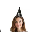 czapeczki urodzinowe 40 urodziny glamour birthday 3 szt