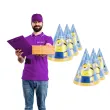 czapeczki urodzinowe minionki partydeco 6 szt
