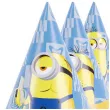 czapeczki urodzinowe minionki partydeco 6 szt