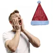 czapka mikolajka w srebrne kropki funny fashion