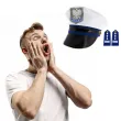 czapka policjanta z pagonami