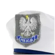 czapka policjanta z pagonami