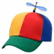 czapka z daszkiem ze smglem helikopter dla dzieci dzien chlopaka kolorowa wiatrak regulowana