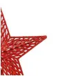 czubek choinkowy gwiazda czerwona guirca 37 cm