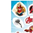 dekoracja avengers oplatek dekora 14 szt