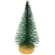 dekoracja choinka na pniu zielona aliga 15 cm