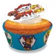 dekoracja cukiernicza paw patrol krazki dekora 16 szt