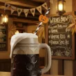 dekoracja do napojow na halloween slomki papierowe ozdoba stolu jednorazowe czarno biale 6 szt
