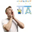 dekoracja do powieszania na urodziny baner girlanda happy birthday minionki 153 cm diy