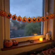 dekoracja do powieszenia na halloween baner girlanda papierowa dynie napis ozdoba halloweenowa