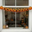 dekoracja do powieszenia na halloween baner girlanda papierowa dynie napis ozdoba halloweenowa