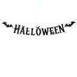 dekoracja do powieszenia na halloween baner girlanda papierowa nietoperze ozdoba halloweenowa