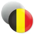dekoracja do szkoly jezykowej magnes z flaga belgia prezent na dzien jezykow obcych 5 6 cm