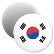 dekoracja do szkoly jezykowej magnes z flaga korea poludniowa prezent na dzien jezykow obcych
