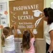 dekoracja do szkoly na gazetke tablice apel napis pasowanie na ucznia rok szkolny 2026 2027