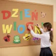 dekoracja do szkoly przedszkola na gazetke tablice dzien wiosny do powieszenia 17 elementow