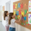 dekoracja do szkoly przedszkola na gazetke tablice dzien wiosny do powieszenia 17 elementow