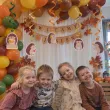 dekoracja do szkoly przedszkola swiderki wiszace dzien jeza jezyk jerzy urodziny jesien x6