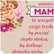 dekoracja drewniana 3d serduszko dzien matki usmiech mamy 10 cm