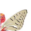 dekoracja drewniana motylek na lizak dziecko artysta 14 cm