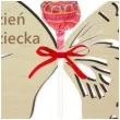 dekoracja drewniana motylek na lizak dzien dziecka 14 cm