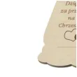 dekoracja drewniana podziekowania chrzest sw aniolek dz 10 cm