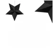 dekoracja gwiazdy czarne partydeco 6 szt