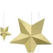 dekoracja gwiazdy zloty partydeco 6szt