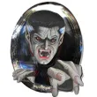 dekoracja halloween drakula w lustrze funny fashion 28 x 38 cm