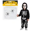 dekoracja halloweenowa pajeczyna biala partypal 20 g