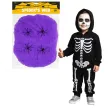 dekoracja halloweenowa pajeczyna fioletowa partypal 200 g