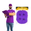 dekoracja halloweenowa pajeczyna fioletowa partypal 200 g
