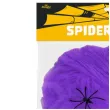 dekoracja halloweenowa pajeczyna fioletowa partypal 200 g
