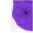 dekoracja halloweenowa pajeczyna fioletowa partypal 200 g
