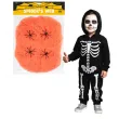 dekoracja halloweenowa pajeczyna pomaranczowa partypal 200 g