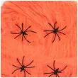 dekoracja halloweenowa pajeczyna pomaranczowa partypal 200 g
