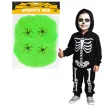 dekoracja halloweenowa pajeczyna zielona partypal 200 g