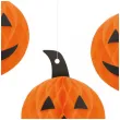dekoracja honeycomb halloween dynie pomaranczowy partypal 10 cm 3 szt