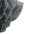 dekoracja honeycomb kropla srebrna godan 35 cm