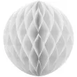 dekoracja honeycomb kula biala 40 cm